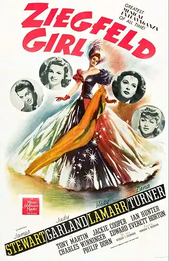 Description de l'image Ziegfeld Girl Movie Poster.jpg.
