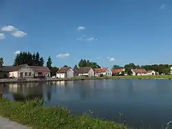 Žíteč : vue du hameau.