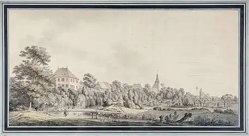 Vue de Geudertheim, 1799.
