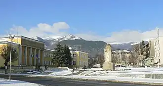 Zlatitsa : la place centrale