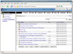 Description de l'image Zope-screenshot.png.
