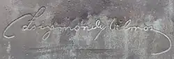 signature de Vilmos Zsigmondy