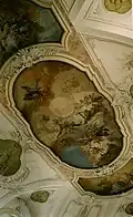 Fresques du plafond de la nef de l'église d'Istrana