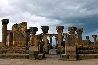 Ruines de Zvartnots.