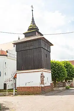 Clocher-tour à Vejvanovice.