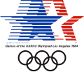 Description de l'image 1984 Summer Olympics logo.svg.