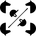 Description de l'image Pictogramme équitation dressage JO 2024.svg.