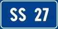 Image illustrative de l’article Route nationale 27 (Italie)