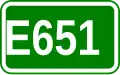 Route européenne 651