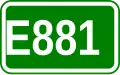 Route européenne 881