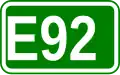Route européenne 92
