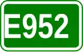 Route européenne 952