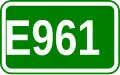 Route européenne 961