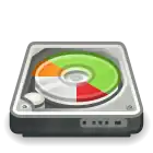 Description de l'image Scalable gparted.svg.