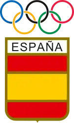alt=Écusson de l' Équipe d'Espagne olympique