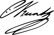signature de Karl Sigismund Kunth