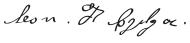 signature de Leon Czolgosz