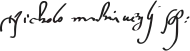 signature de Nicolas Machiavel