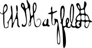 signature de Maximilian von Hatzfeldt-Trachenberg