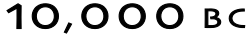 Description de l'image 10,000 BC.svg.