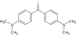 Image illustrative de l’article 4,4'-Bis(diméthylamino)thiobenzophénone