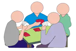 Description de l'image 4CardPlayers.svg.