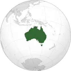 Description de l'image AUS orthographic.svg.