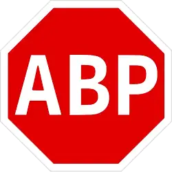 Description de l'image Adblock Plus 2014 Logo.svg.