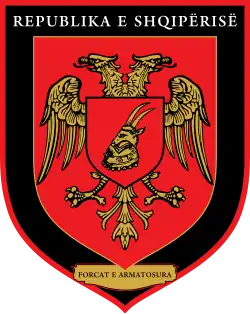 Emblème des Forces armées  de la république d'Albanie