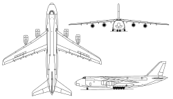Description de l'image Antonov An-124 3-view.svg.