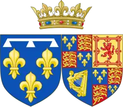 Description de l'image Armoiries Henriette d'Angleterre.svg.