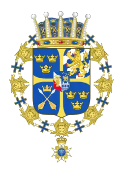 Description de l'image Armoiries de Carl Johan duc de Dalécarlie.svg.