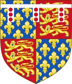 Description de l'image Arms of Edmund of Langley, 1st Duke of York.svg.