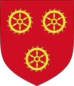 Description de l'image Arms of Katherine Swynford (de Roet).svg.