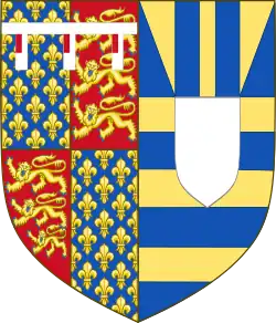 Description de l'image Arms_of_Philippa_of_Clarence,_5th_Countess_of_Ulster.svg.
