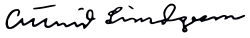 signature d'Astrid Lindgren