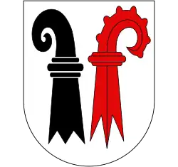 Image illustrative de l'article Drapeau et armoiries du canton de Bâle-Ville