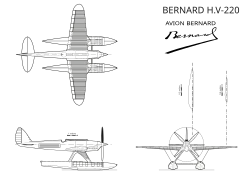 Description de l'image Bernard H.V.220 plans.svg.