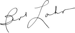 signature de Bert Lahr