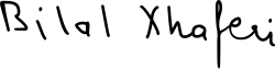 signature de Bilal Xhaferri