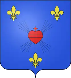 Description de l'image Blason Famille Naundorff-de Bourbon.svg.