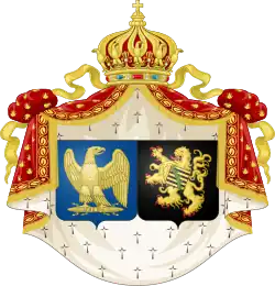 Description de l'image Blason de Clémentine de Belgique.svg.