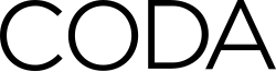 Description de l'image CODA (2021 film logo - black).svg.