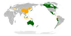 Description de l'image CPTPP Trade Agreement Map (Q4 2021).svg.