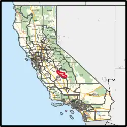 Description de l'image California's 21st congressional district (since 2023).svg.