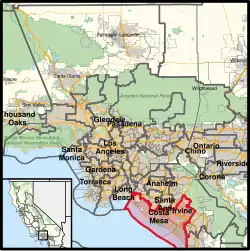 Description de l'image California's 47th congressional district (since 2023).svg.