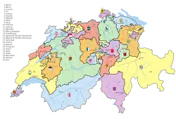 Description de l'image Cantons Suisses.svg.