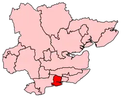 Carte de la circonscription