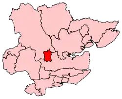 Carte de la circonscription