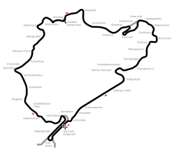 Tracé de la course